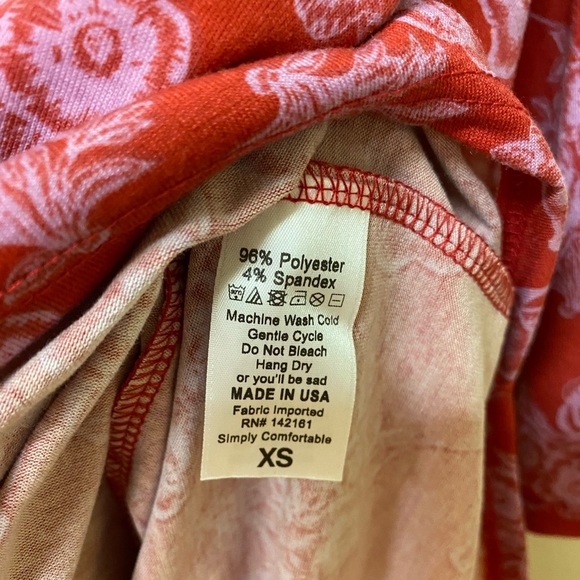 ⚡️FLASH SALE⚡️NWT LuLaRoe Irma Tunic Floral Sz XS - Picture 4 of 5